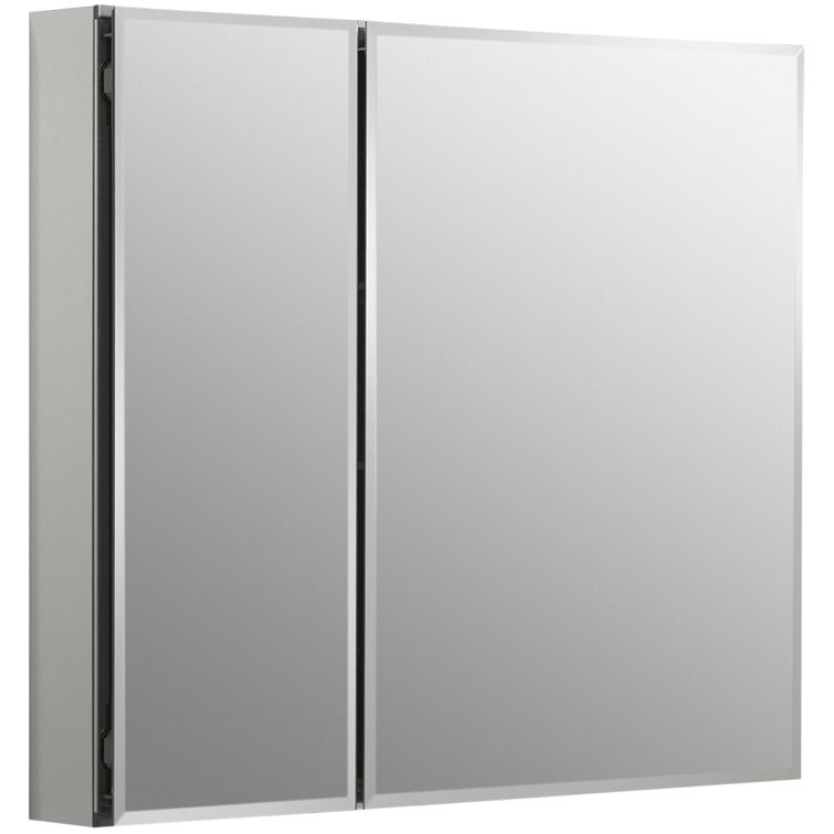 K-CB-CLC3026FS Kohler CLC Aluminum Two-Door Medicine Cabinet With ...